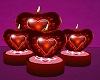 Valentine Heart Candles