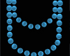 Blue Sparkling Beads