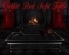 Gothic Red Sofa Table