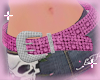 ! pink bling belt