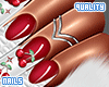 q. Cherry White Nails XL