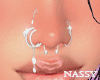 silver nose rings