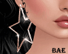 B| RoseGld Star Earrings
