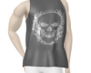 GRAY SKULL TANK