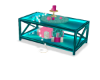 Teal & Pink Xmas Table