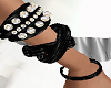 Black Bracelets +Earring