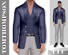 blue glitter blazer