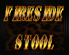 Leopards Den fire Stool