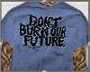 shirt blue custom y2k
