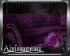 Purple Rose Sofa