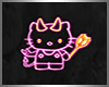 Hello Kitty evil neon