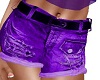 Jean Shorts Purple
