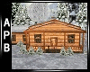 APB Winter Log Cabin