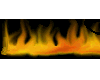 animated flame divider
