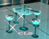 Club Table Turquoise