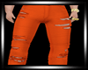 ripped orange jean