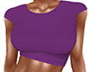 purple cropped tshirt