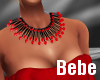 Red Aztec Necklace 
