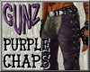@ Purple Suede Chaps