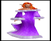 Purple Furred Gown