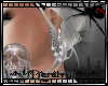 (D)Silver earrings