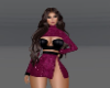 Plum Black Glitter Set