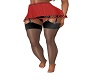 RL red /blk skirt