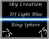Dj lt Blue Ring Sphere
