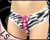 [LS]Zebra lace ups/Pink