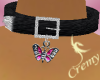 ¤C¤Pink butterfly collar