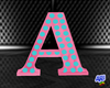 Letter 'A' Pink