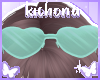 ʚɞ Heart Glasses M