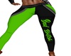 Grn & Blk Bad  Pant