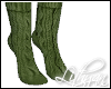 Warming socks, green