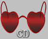 CD Red Glasses Valentine