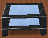 Blk Marble Sq Cof Table