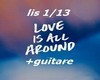 love is all around+guita
