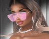 Glasses pink&silver