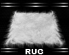 Fur rug white ice