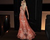 Coral Melody Gown