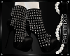 Xo: Black Spiked Shoes