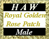 Royal Golden Rose Patch