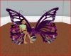 butterfly chair violet