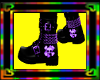 Purple/Black Boots (F)