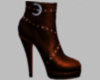 Copper Stud Ankle Boot