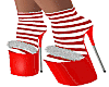 Heels Red + Sock ✔