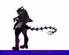 purp n black spiked tail