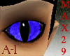 A-1 Bright Blue Cat Eyes