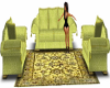 Yellow couch set