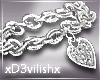 ✘Heart Chain Silver